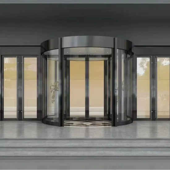 Residential Electronic Automatic Revolving Rotating Security Doors System 