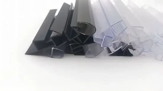 PVC Bath Shower Screen Seal Strip Curved Rubber Plastic Seal for 6/8/10/12 mm Glass Door Enclosure 