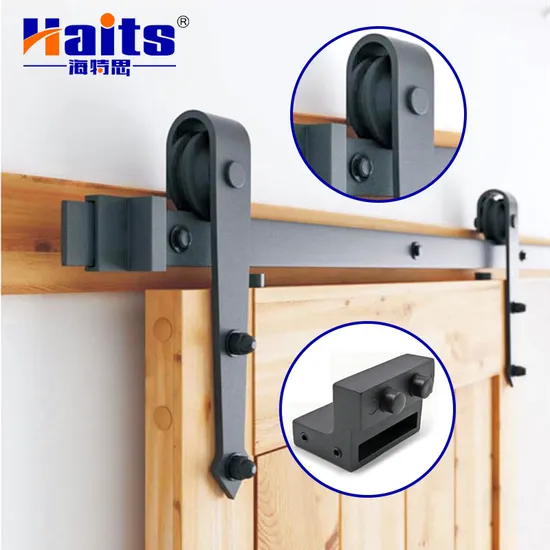 Europe Modern Design Swinging Pocket Barn Door with Hardware Sliding Kit 