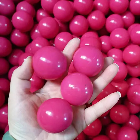 Customized High Elastic PU Coated Rubber Balls Wear