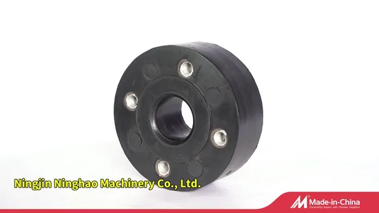 Pn10 Pn16 EPDM Nr NBR Rubber Metal Pipe Connector Fittings with Threaded Holes 