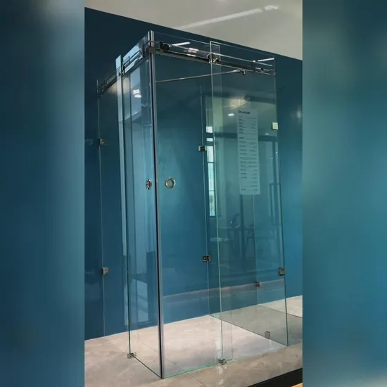 Best Selling Hotel Glass Sliding Doors Stainless Steel Material Frameless Shower Hardware 